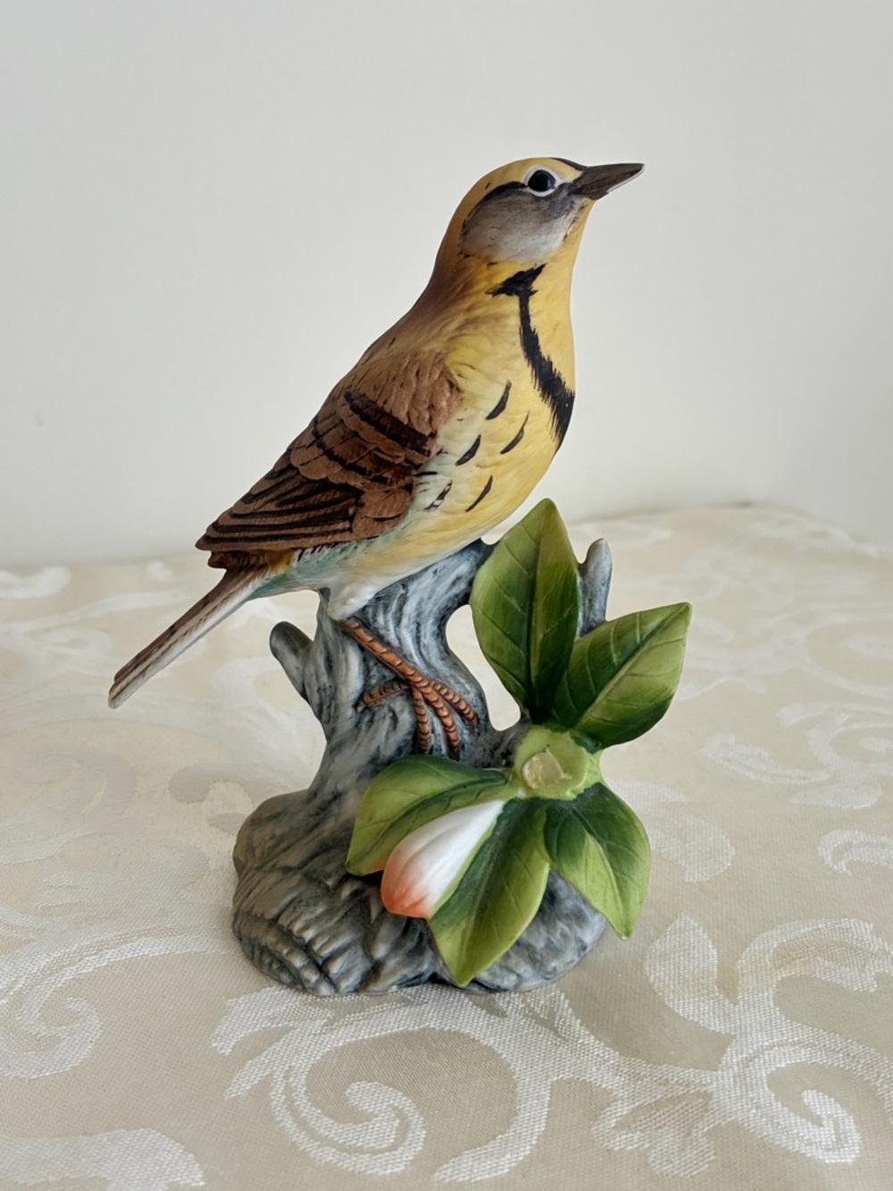 Vintage Andrea by Sadek Meadowlark Porcelain Figurine (Flawed—See Description)